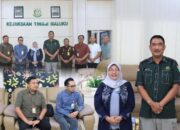 KAJATI MALUKU AGOES SP, MENERIMA KUNJUNGAN SILATURAHMI KEPALA KANTOR BPJS TENAGA KERJA CABANG MALUKU