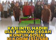 Cegah Konflik Sosial di Wilayah Kodim 1513/SBB, Kasi Intel Kejari SBB Hadiri Binkom Bersama Forkopimda