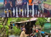 PJ Kades Muara Dua Beserta Polsek Siak Kecil dan Koramil Bukit Batu Bantu Masyarakat Yang Terdampak Banjir