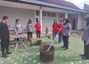 Lapas Perempuan Pekanbaru Musnahkan barang hasil Pengeledahan Blok Hunian