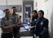 Berantas Narkoba, Lapas Narkotika Rumbai Gelar Test Urine Bagi Pegawai Dan WBP