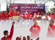 Gerak Jalan, Doorprize & Lomba Memancing : Lapas Perempuan Pekanbaru Berpartisipasi Meriahkan HUT RI