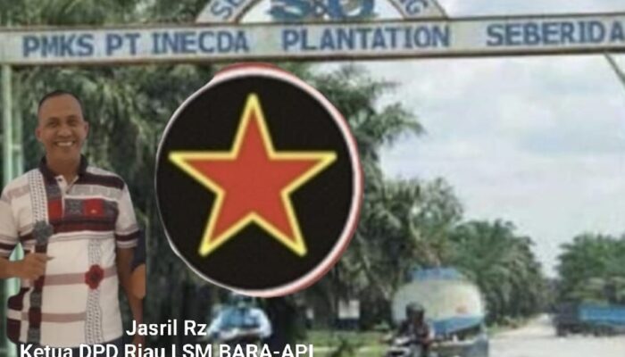 Ketua DPD LSM BARA-API Riau Jasril Rz, Angkat Suara dan Akan Lakukan Aksi Apabila Hak Plasma 20 Persen Warga Diabaikan