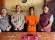 Miliki 2,06 Gram Sabu, Seorang Pengedar Ditangkap Polsek Tambusai di Parkiran Puskesmas
