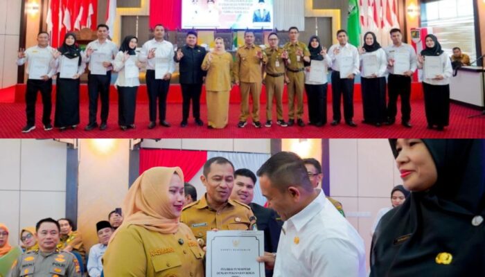 Bupati Bengkalis Kasmarni Serahkan SK 389 PPPK Formasi 2024