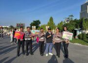 Polantas Menyapa Masyarakat CFD, Ajak Warga Wujudkan Tertib dan Aman Berlalu Lintas