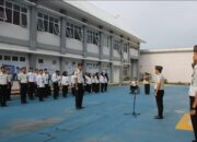 Kasubbag TU Pimpin dan Berikan Amanat Apel Pagi Lapas Narkotika Rumbai