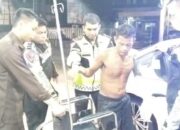 Viral…!!! Berkendara Dalam Keadaan Sakit, Ditlantas Polda Riau Bantu Pengguna Jalan Mengantar Sampai ke Rumah Sakit Untuk Operasi 