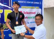 Bripda Dimas Sumbang Perunggu di Alfa Akuatik Open Swimming Championship 2026 Se-Indonesia