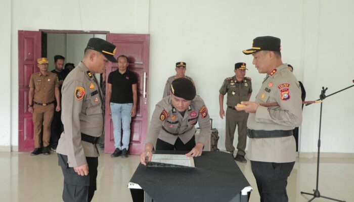 KAPOLDA RIAU TEGASKAN KOMITMEN BERANTAS NARKOBA, KAPOLRES ROHIL LANTIK KAPOLSEK PANIPAHAN YANG BARU