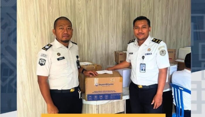 Lapas Narkotika Rumbai Terima Bantuan Mushaf Al-Qur’an Dari Baznaz Riau