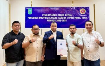 Muhammad Rahul Calon Tunggal Ketua Karang Taruna Provinsi Riau