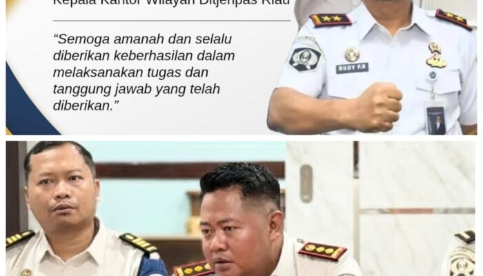 Keluarga Besar Lapas Kelas IIA Bagansiapiapi Mengucapkan Selamat dan Sukses kepada Rudy Fernando Sianturi sebagai Kakanwil Ditjenpas Riau