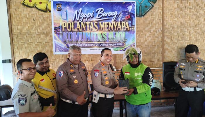 KORLANTAS POLRI APRESIASI INOVASI DITLANTAS POLDA RIAU, OJOL DISEBUT DUTA KESELAMATAN DAN MITRA STRATEGIS POLRI