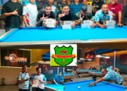 Turnamen Eksibisi Biliar Wartawan Pekanbaru-Riau 2026 Berlangsung Meriah,WartawanUtusan Pekanbaru Jasril Rz Pimpinan Media Faktawicara Masuk Babak SemiFinalis 