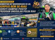 Nobar Gembira Satukan Masyarakat, Korpus BEM se-Riau Apresiasi Berbagai Program Strategis Polda Riau