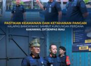 PASTIKAN KEAMANAN DAN KETAHANAN PANGAN, KALAPAS BANGKINANG SAMBUT KUNJUNGAN PERDANA KAKANWIL DITJENPAS RIAU