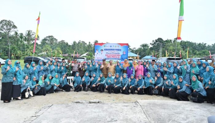 Wabup Bagus Santoso Buka Puncak Peringatan HKG PKK ke-54 dan Sosialisasi Posyandu 6 SPM di Desa Mentayan