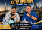 Pererat Persaudaraan, Ketua DPD LSM MAUNG Riau Wan Ade Syahputra Silaturahmi dengan Ketua KNPI Riau Fuad Santoso