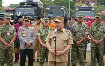 Apel Siaga Karhutla 2026, Kapolda Riau Tekankan Kolaborasi Polri-TNI-Pemda