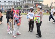 Polantas Karib Hadir di CFD Pekanbaru, Kehadiran Polisi Disambut Hangat Masyarakat
