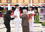 Bupati Kasmarni Kukuhkan 75 Anggota Paskibraka Kabupaten Bengkalis Tahun 2026