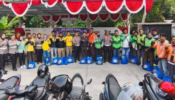 Jelang Hari Keselamatan Berlalu Lintas 2026, Polantas Karib Rangkul Ojol: Edukasi Keselamatan hingga Green Policing