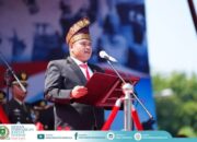 Tegas dan Lantang, Ketua DPRD Bengkalis Bacakan Teks Proklamasi HUT ke-81 RI